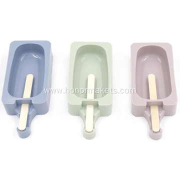Silicone single ice cream mold